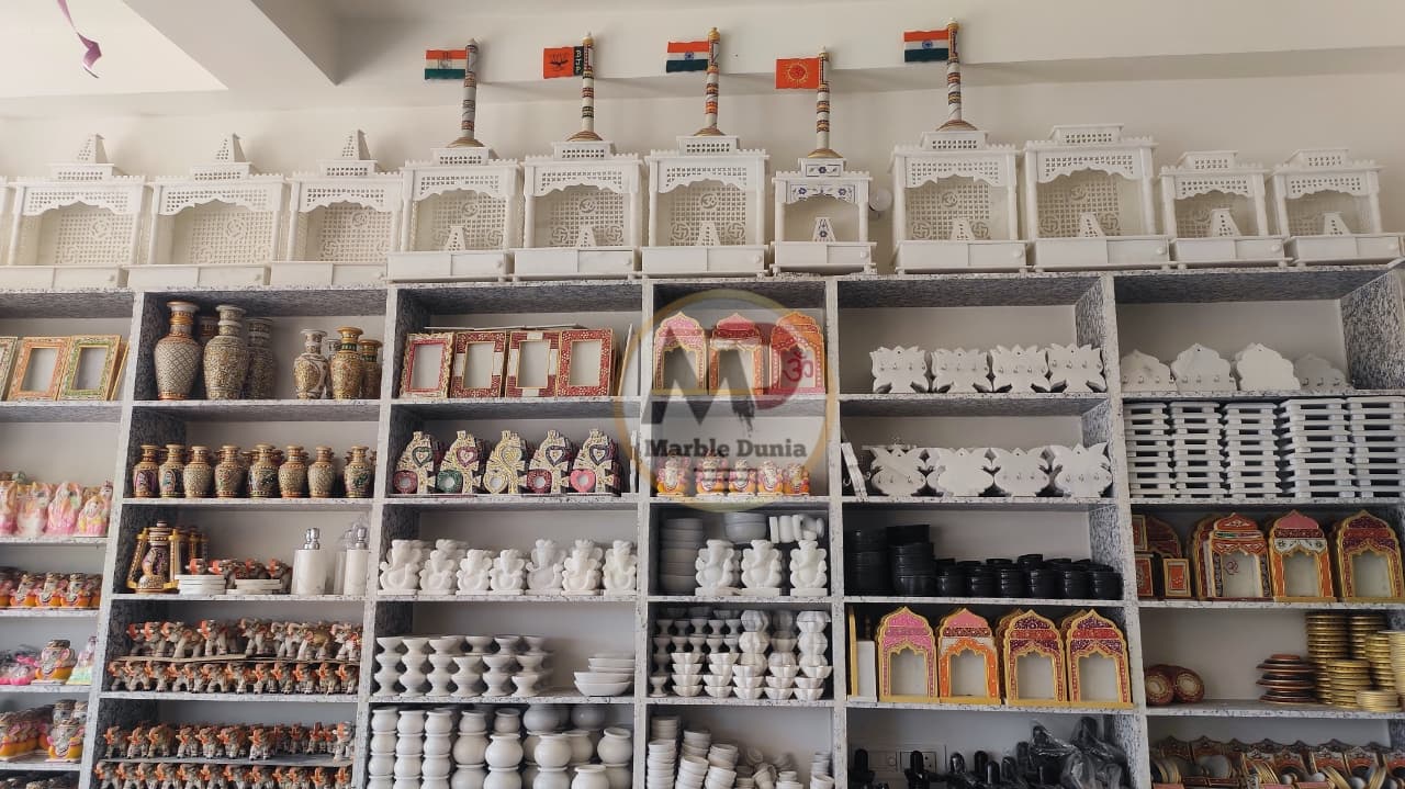 Marble Handicraft Items Online - Best Handmade Sculptures & Decor for Home & Temple