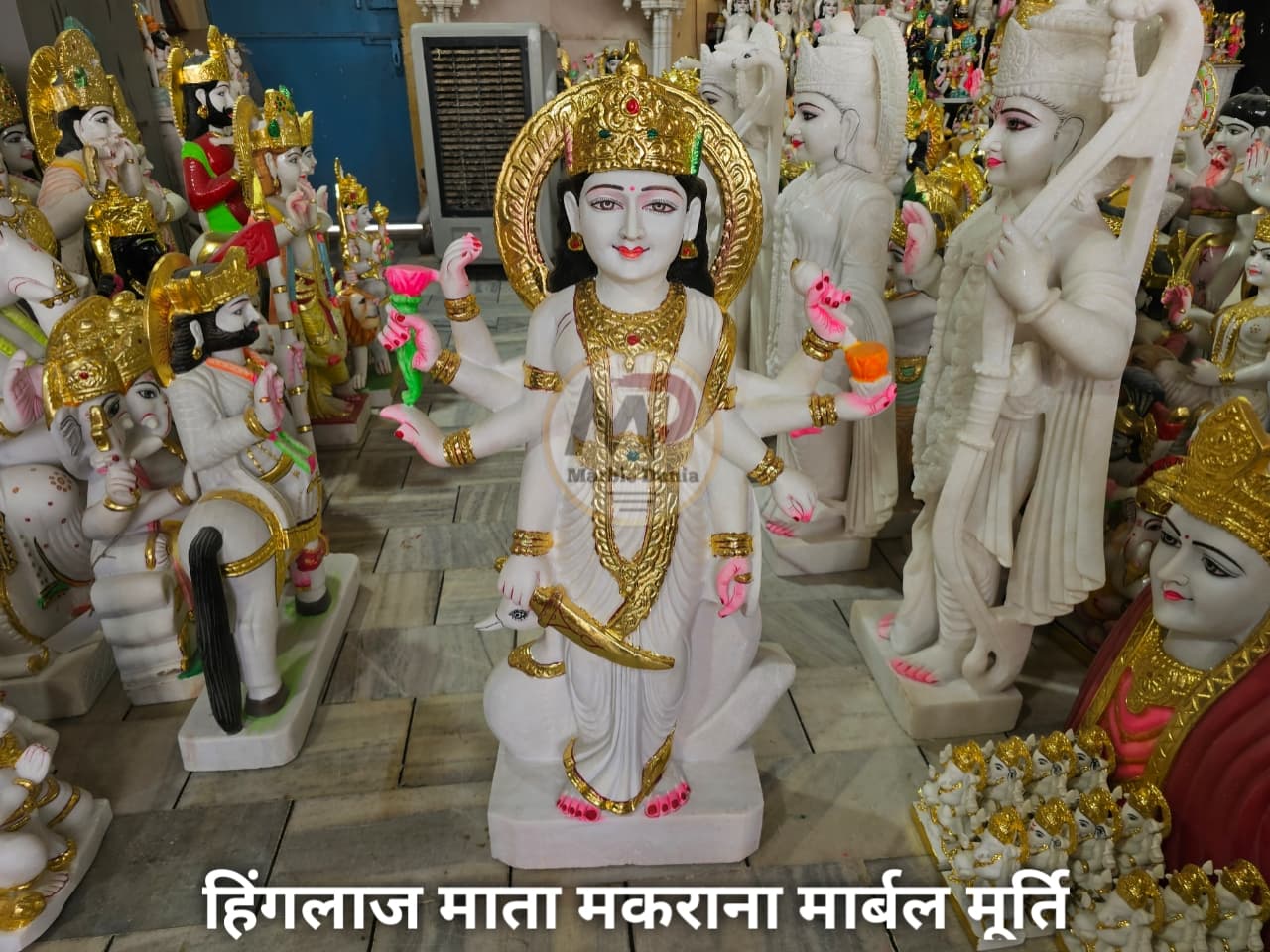 Hinglaj Mata Idol and History | Makrana Marble Statue