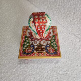 White Marble Ganesh Choki