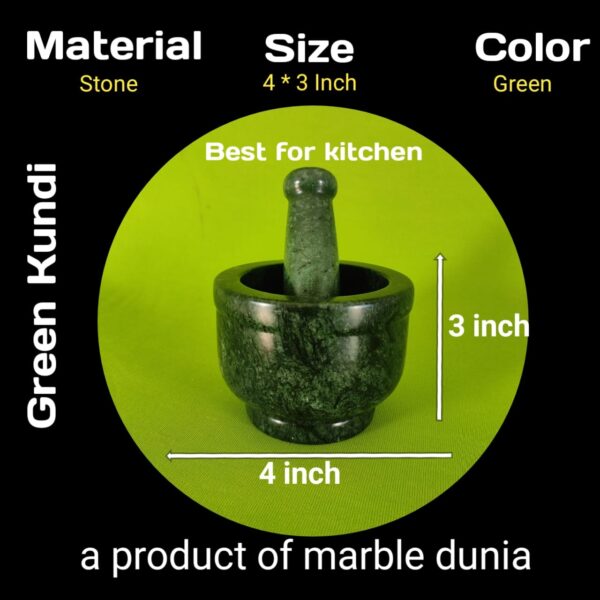 Green mortar & pestle set