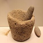 stone mortar and pestle