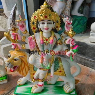 Makrana Marble Durga Maa Statue