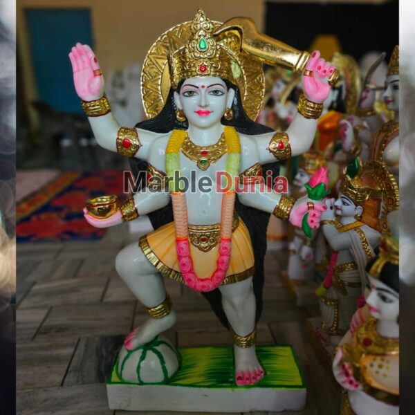 Shant marble kali mata statue