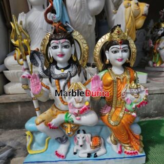 shiv parivar marble murti